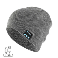 Nouveau design – Casque audio à conduction osseuse tricoté sans fil avec lampe frontale intégrée pour écouter de la musique et communiquer