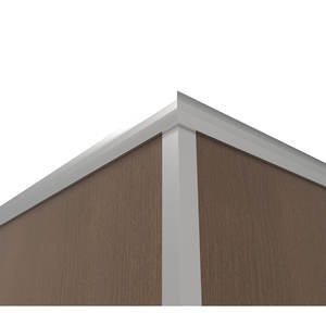 Profils en aluminium pour cloisons de toilettes, tolérance de 5 %, application en alliage pour la construction, faciles à nettoyer et à entretenir - Product Image 1