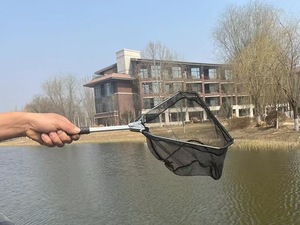 Red de aterrizaje de pesca, red ligera plegable portátil, malla de nailon, marco de red de pesca, Red de liberación de captura de pesca - Product Image 6