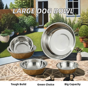 Ciotola <span class=keywords><strong>per</strong></span> animali domestici in acciaio inossidabile con Logo personalizzato del produttore OEM ciotola ecologica <span class=keywords><strong>per</strong></span> <span class=keywords><strong>cani</strong></span> <span class=keywords><strong>e</strong></span> <span class=keywords><strong>gatti</strong></span> - Product Image 2