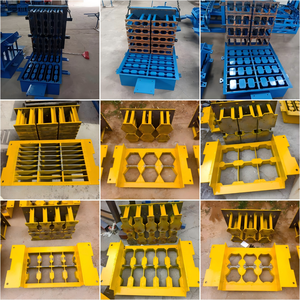 Macchinario Automatico Compatto per la Produzione di Blocchi e Mattoni, 2500 Pezzi all'Ora, Macchina per Mattoni Forati da 6 Pollici, Macchina per Mattoni in Cemento - Product Image 5