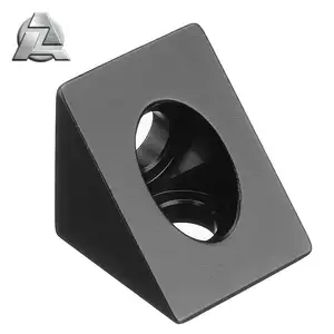 Cinlin — accessoires de bricolage pour imprimante 3D, support de connecteur d'angle à 90 degrés, pièces en aluminium, fente v, vente en gros