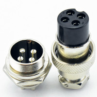 GX20 2 3 4 5 6 7 8 9 10 PIN Round Pin AC DC Power Socket M20