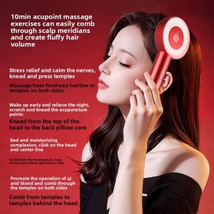 หวีนวดหนังศีรษะ BNB Bian Stone Hair Care พร้อมเทคโนโลยีแสงสีแดงสำหรับการนวดกระตุ้นการเจริญเติบโตของเส้นผม รุ่น 121212 ผลิตในประเทศจีน - Product Image 2