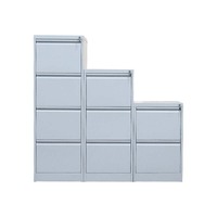 Archivador de Oficina Personalizado de Acero, Gabinete de Almacenamiento Vertical de Metal con Combinación de Cajones