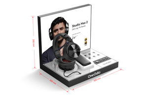 Casque DJ sans fil OneOdio <span class=keywords><strong>Studio</strong></span> Max 2, faible latence 20 ms, audio haute résolution LDAC 120H, haut-parleur 50 mm, dongle filaire 4-en-1 par KSHMR - Product Image 6