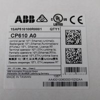 1SAP510100R0001 TFT CP610 A0 Panneau de commande 10 1 Licence Ethernet Runtime RT Composant d'équipement de remplacement direct
