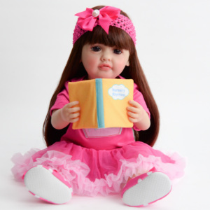 Muñeca Bebé Musical Creativa que Habla, de Vinilo Suave, con Circuito Integrado, en Ruso, Inglés, Español, Portugués y Árabe, Ideal para Regalo de Cumpleaños para Niñas - Product Image 4