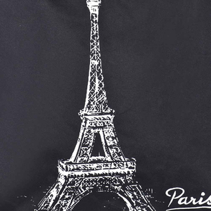 Bolsas de Playa de Lona Estampadas de París, Verano 2020, Bolsas de Playa Extra Grandes, Bolsas de Compras - Product Image 3