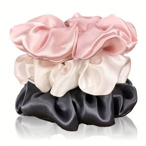 Silk Mulberry <b>Pillow</b> Padded Sleep Daily Wedding Party Scrunchies for Women Girls Reduces Friction Frizz Gentle Hold - Product Image 1