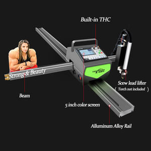 מיני שולחן קטן CNC מכונת חיתוך פלזמה מעקה מדרגות מעקה הגנה בחדות גבוהה קל לשקול הובלה אווירית זולה - Product Image 6