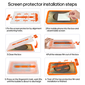 Protector de Pantalla de Alta Definición 2.5D Templado 9H Antipolvo con Segunda Capa Antihuellas para <span class=keywords><strong>Samsung</strong></span> S26/S25edge/S25u/S24+ - Product Image 4