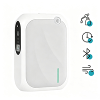 Diffuseur d'arômes intelligent électrique portable pour la maison, avec contrôle par application, capacité de 101 à 200 ml, construction en ABS + métal
