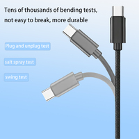 Cable de carga rápida multifunción 3 en 1 de triple cabezal (1 m/2m/3m) Cable de cobre y trenzado de nailon para IPhone, Android, Samsung