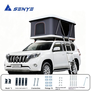 Tente de toit de voiture entièrement automatique, nouvelle, <span class=keywords><strong>pour</strong></span> le tourisme en plein air, pliable quatre portes, quatre saisons, double couche, étanche >3000mm - Product Image 3