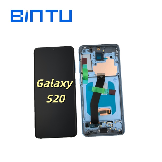 BINTU Pantalla Mobile Phone Lcds Screen Replacement Original OLED for Sam Galaxy S20 Display