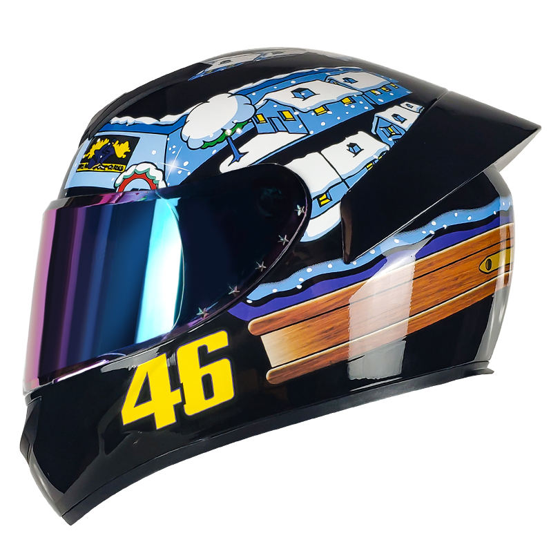 Maison de neige noire