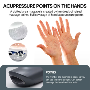 High Quality Portable 3 Level Hot Compress Wrist Hand Massage Device <strong>Acupressure</strong> Airbag Finger Massager <strong>Machine</strong> for Home Use - Product Image 6