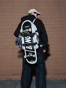 Sac à dos de sport décontracté personnalisé Er, skateboard, basketball, sac à dos pour hommes, sac à dos de basketball noir personnalisé - Product Image 5