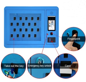 خزانة إدارة المفاتيح الذكية مع مفتاح فعال بالبطاقة ونظام التعرف على بصمات الأصابع - Product Image 4