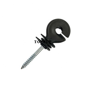 Aislador de Anillo de Plástico Enroscable para Poste de Madera de Cerca Eléctrica - Product Image 1