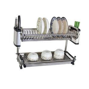 Kitchen 3 Tier Stainless Steel <strong>Wall</strong> Mounted Dish <strong>Drying</strong> <strong>Rack</strong> Plate Holder Dish Drainer <strong>Rack</strong> - Product Image 3
