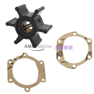 Pompe de refroidissement à eau de mer pour moteur marin Johnson, entraînement électrique, impeller flexible en caoutchouc néoprène, arbre en acier inoxydable, numéro de pièce - Product Image 3