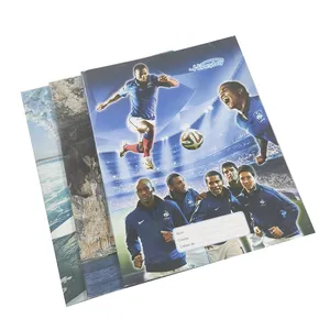 Логотип и Фирменная бумага во французском стиле, 80 страниц, детская книга для упражнений во французском стиле с футбольной звездой