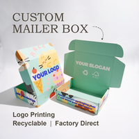 Boîte d'emballage en carton ondulé rigide avec logo personnalisé en relief pour vêtements, chaussettes, chaussures, cadeaux/envoi postal