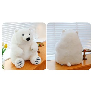Sitting Polar <b>Bear</b> Doll Plush Simulation Series Panda Polar <b>Bear</b> Pillow <b>Cute</b> <b>Bear</b> Plush Doll Holiday Birthday Gift for Children - Product Image 6