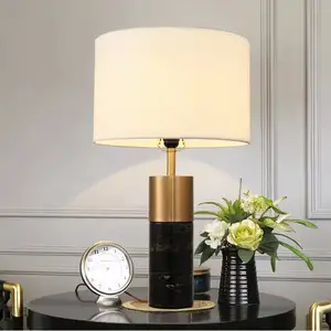 Northern Europe Ins Light Luxury Bedroom Modern Recharge For Decoration Royal Table Lamp