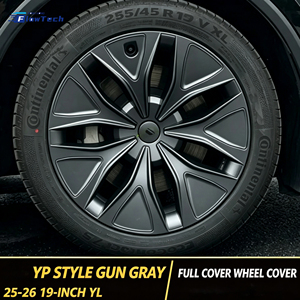 Exclusivement pour Tesla Model Y Juniper 2025-2026 : Enjoliveurs de roue de 19 pouces à couverture intégrale, protection de jante, design à clipser - Product Image 6
