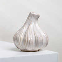Yuanwang – Vase à fleurs en céramique en forme d'ail, vente en gros, Vase à bourgeon pour décoration de Table, pour maison, hôtel