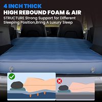 Matelas de couchage gonflable électrique Hikeon 2026, pliable et portable, avec housse en PVC pour le camping en plein air