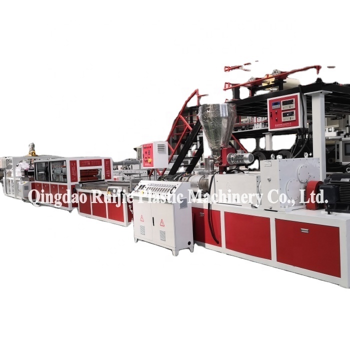 Машина для производства напольного покрытия SPC/двустенный полый кровельный лист из ПВХ/производство напольного покрытия из плиты SPC