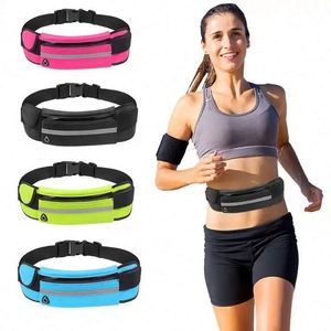 Neoprene Waterproof Durable Unisex Outdoor Sports Running Jogging Waist Bag Phone Waist <b>Belt</b> Pack Fitness <b>Elastic</b> Fanny Pack - Product Image 2
