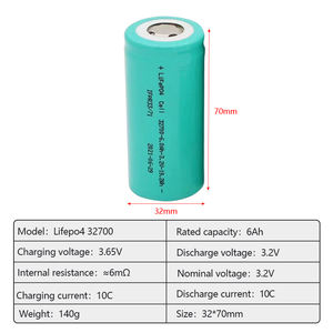 S168เซลล์ Lifepo4ทรงกระบอก3.2V 20ah 15ah 60ah 6000mAh 33140 40135ไฟฟ้าจักรยานลิเธียมไอออนแบตเตอรี่ความจุสูง - Product Image 6