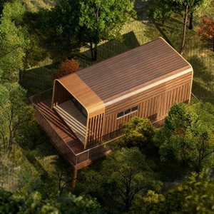 Casa de Madera Ecológica al por Mayor, Mini Casa, Cabaña de Una Habitación, Pequeña Construcción de Jardín, Caseta, Villa de Viaje, Edificio de Oficinas - Product Image 1