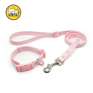 Conjunto de Correa y Collar para Mascotas MUKER, Táctico, con Logotipo Personalizado, de PVC Suave e Impermeable, con Hebilla de Liberación Rápida y Colores Personalizables - Product Image 4