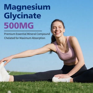 Hot Sale in Stock Magnesium Glycinate 500mg <strong>Supplement</strong> 120 Vegetarian Capsules Chelated for High Absorption - Product Image 4