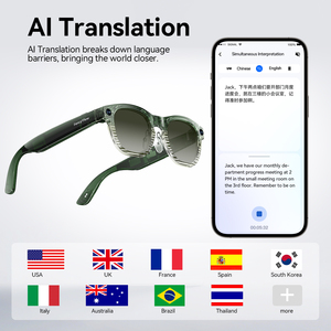 نظارات ذكية GJ03A مزودة بتقنية البلوتوث وواي فاي 6 وكاميرا ذكية بدقة 800 واط بكسل و1080 بكسل للرجال والنساء بسعر المصنع - Product Image 3