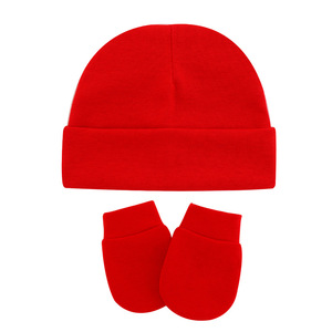 Ensemble Bonnet Anti-Rayures Bébé Automne/Hiver, Bonnet Uni pour Nouveau-né, Chapeaux Bébé, Produits pour Bébé - Product Image 3