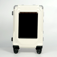 Valise trolley LOY L4 avec écran LED programmable Bluetooth haute résolution, ensemble de bagages de voyage intelligents avec affichage lumineux LED