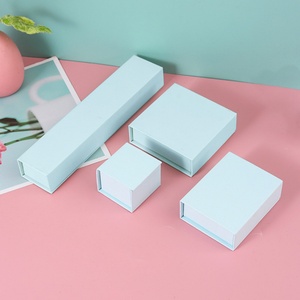 Wholesale Custom <b>Magnetic</b> Jewelry Boxes Eco Friendly Recyclable Material Drawer&Lid Base&Flip Top Cardboard Paper Jewelry Boxes - Product Image 3