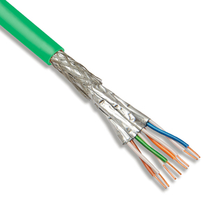 <span class=keywords><strong>Cable</strong></span> <span class=keywords><strong>Ethernet</strong></span> LSZH Cat6A de <span class=keywords><strong>10gb</strong></span>, Azul y Blanco, 23awg 28awg, Verde, S/FTP, Rollo de 100m 305m, Precio de Cables de Comunicación - Product Image 2