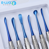 Kit d'élévation de levage des sinus dentaires Perceuses d'implants Outil chirurgical dentaire à lambeau lingual Kit de séparateur périosté dentaire