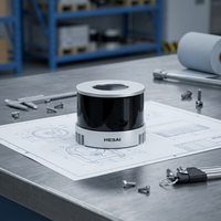 Capteur LiDAR mécanique de milieu de gamme Hesai PandarXT XT16/XT32/32M, applicable à l'industrie de la conduite autonome