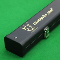 Étui de protection pour queues de billard en cuir PU noir 1/2 pièce, fourni par l'usine, en promotion