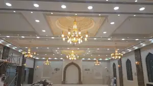 Lâmpada muscular masjid iluminação, grande lâmpada de ferro, lustre de mosquitos, marrocos