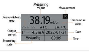 SJG-2083CS High Temp at Acid Treatment Water Acid Concentration Analyzer/<strong>Controller</strong>/Monitor Use for Chemical Application - Product Image 4